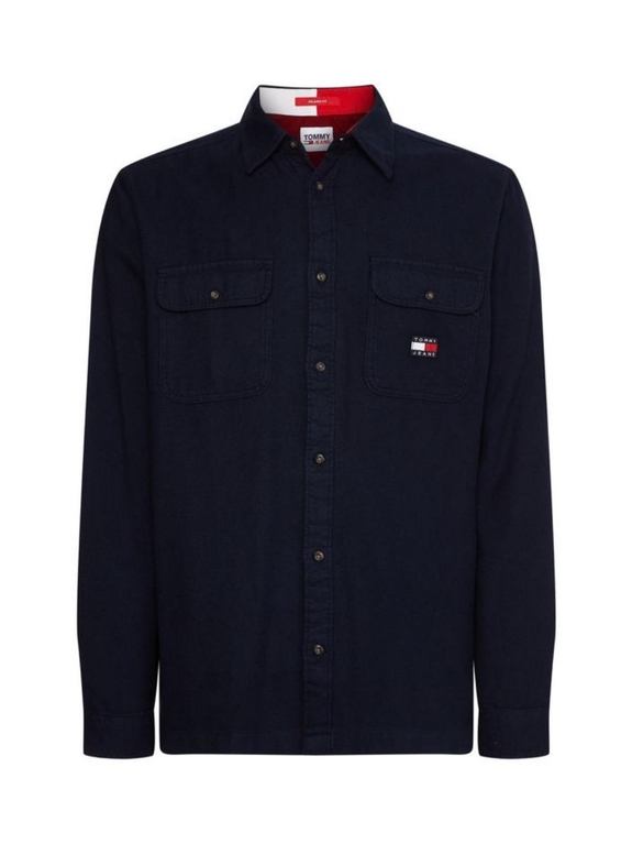 Tommy Jeans TJM Twill Brushed overshirt - Twilight Navy